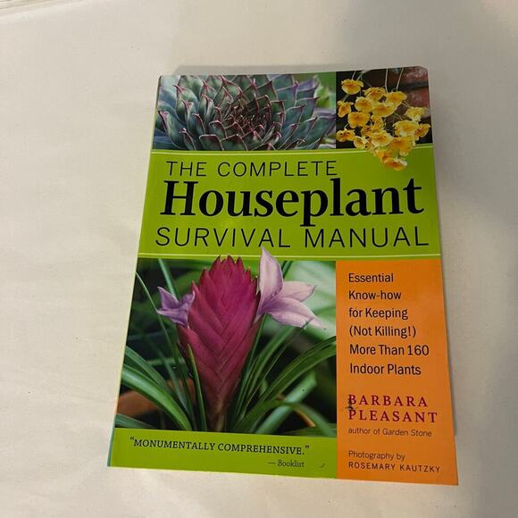 The Complete Houseplant Survival Manual by Barbara Pleasant paperback book - Picture 1 of 5